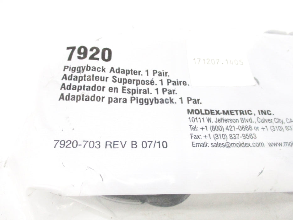 MOLDEX 7920 (PKG OF 2) NSMP