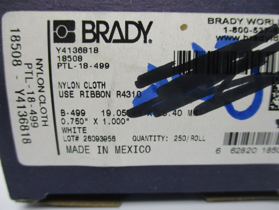BRADY PTL-18-499 NSMP