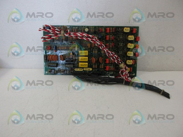 INDUSTRIAL MRO 117641 CIRCUIT BOARD *USED*