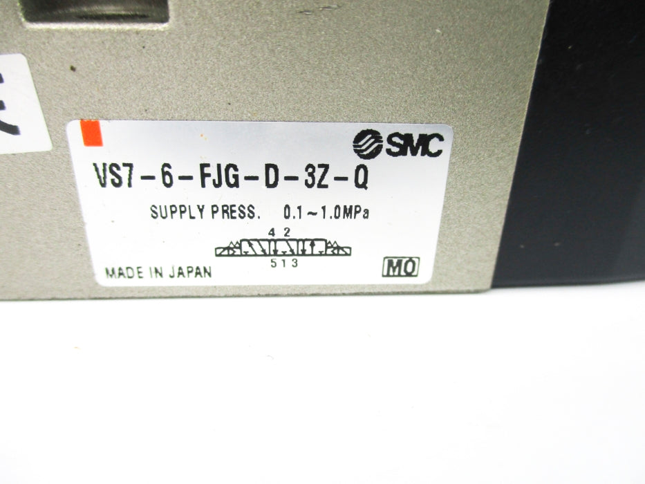 SMC VS7-6-FJG-D-3Z-Q 24VDC NSNP
