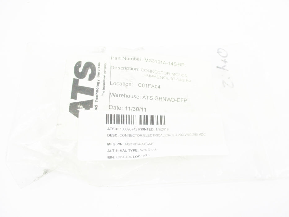 ATS MS3101A-14S-6P NSMP