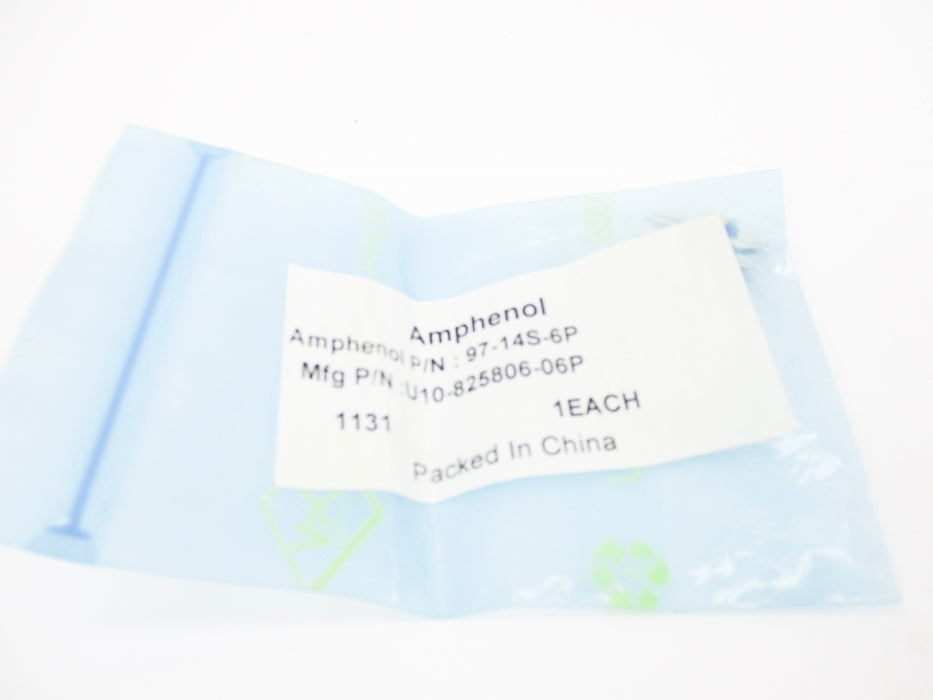 AMPHENOL 97-14S-6P U10-825806-06P NSMP
