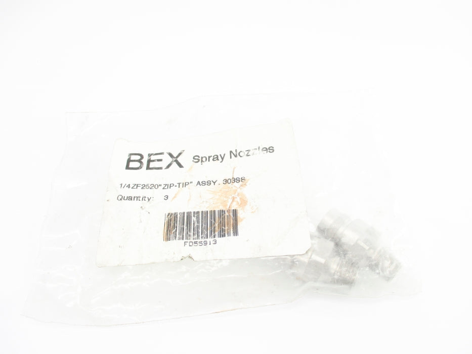 BEX 1/4ZF2520 308SS (PKG OF 3) NSMP