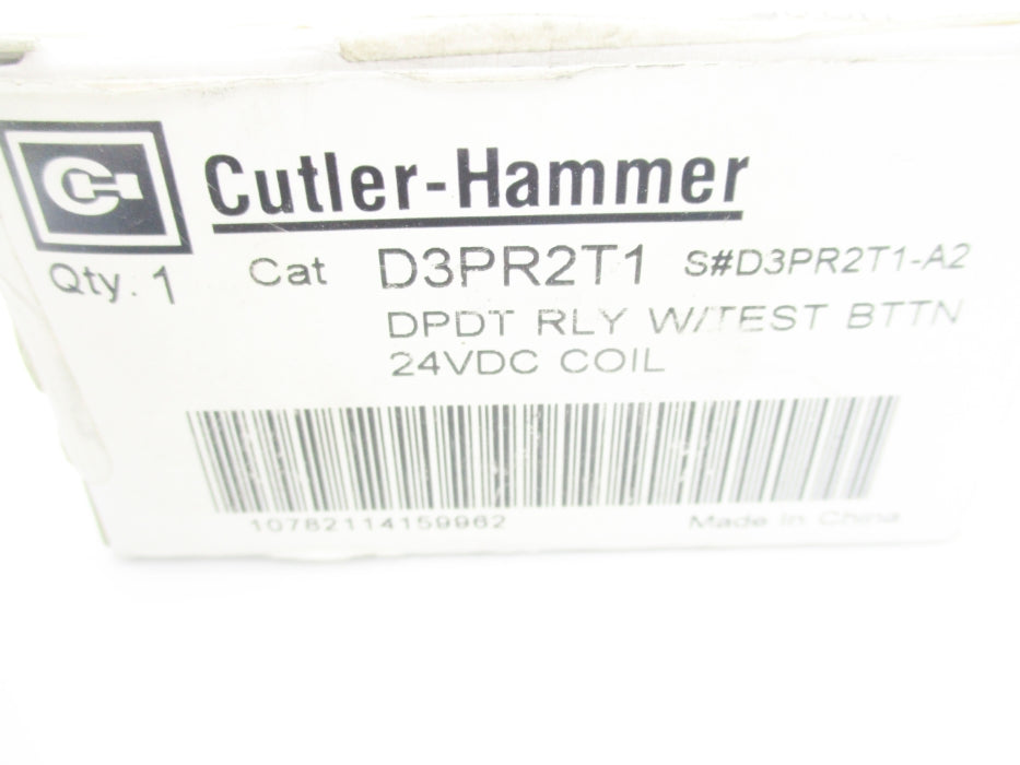 CUTLER HAMMER D3PR2T1 SER. A2 24VDC 10A NSMP