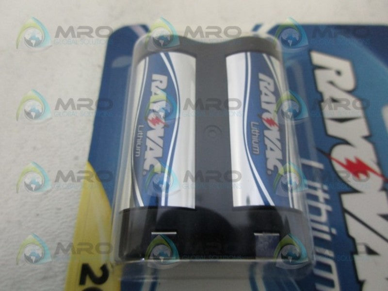 RAYOVAC 2CR5 LITHIUM BATTERY NSMP