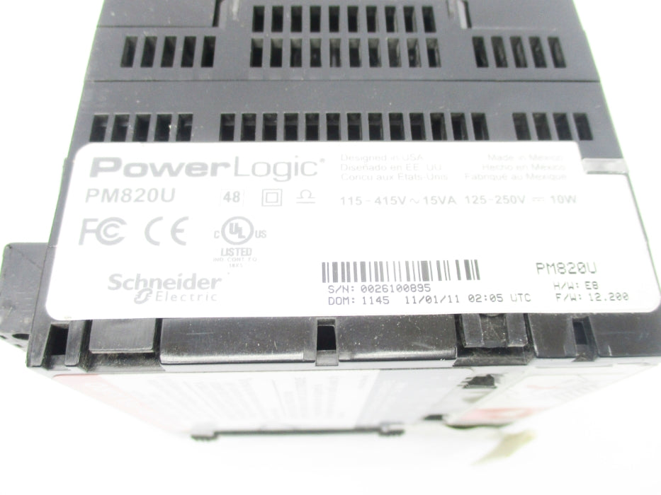 SCHNEIDER ELECTRIC PM820U NSNP