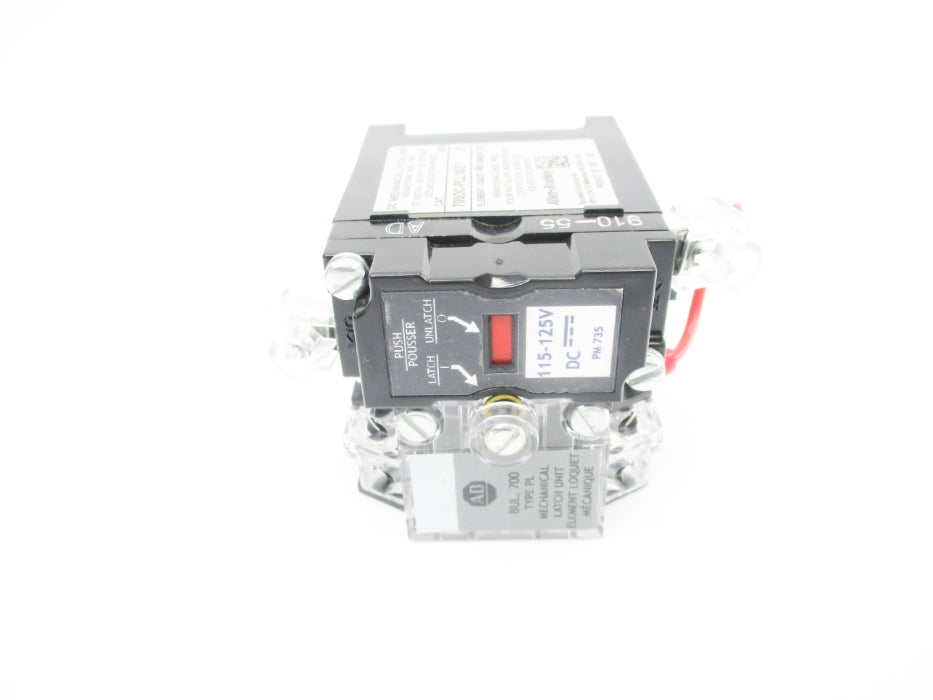ALLEN BRADLEY 700DC-PLL10Z1 SER. E 115-125V (WH) NSMP
