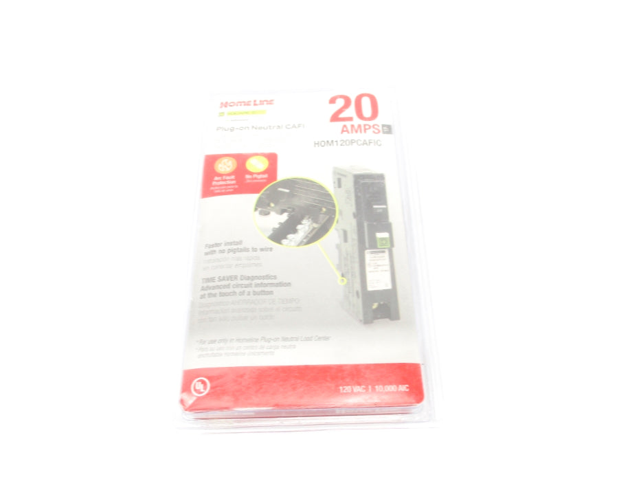 SQUARE D HOM120PCAFIC 120VAC 20A NSMP