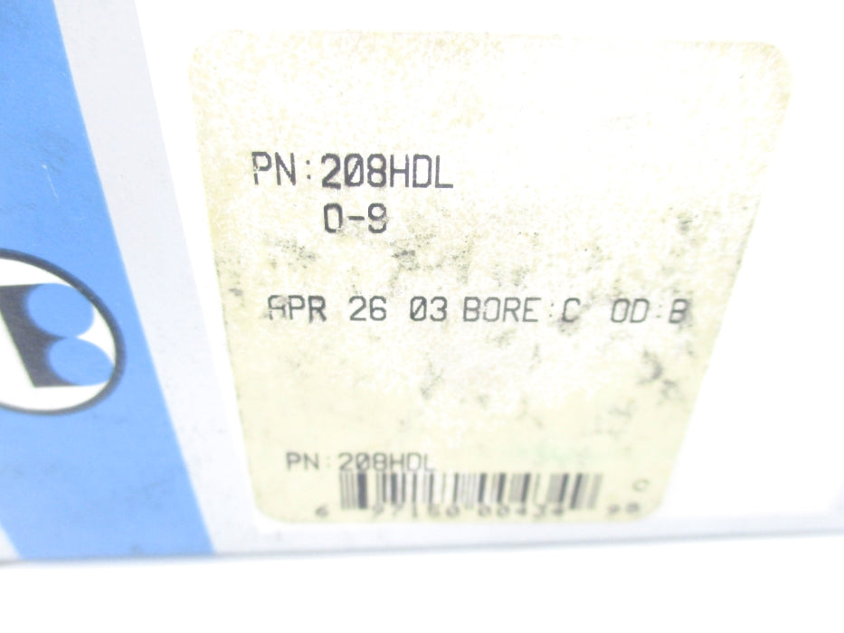 BARDEN 208HDL (PKG OF 2) NSMP