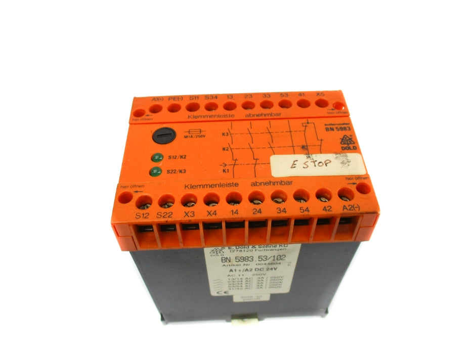 E.DOLD & SOHNE BN5983.53/102 0044604 24-250V 3A NSNP