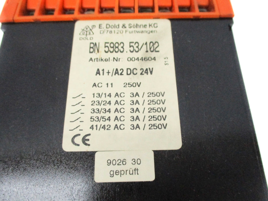 E.DOLD & SOHNE BN5983.53/102 0044604 24-250V 3A NSNP