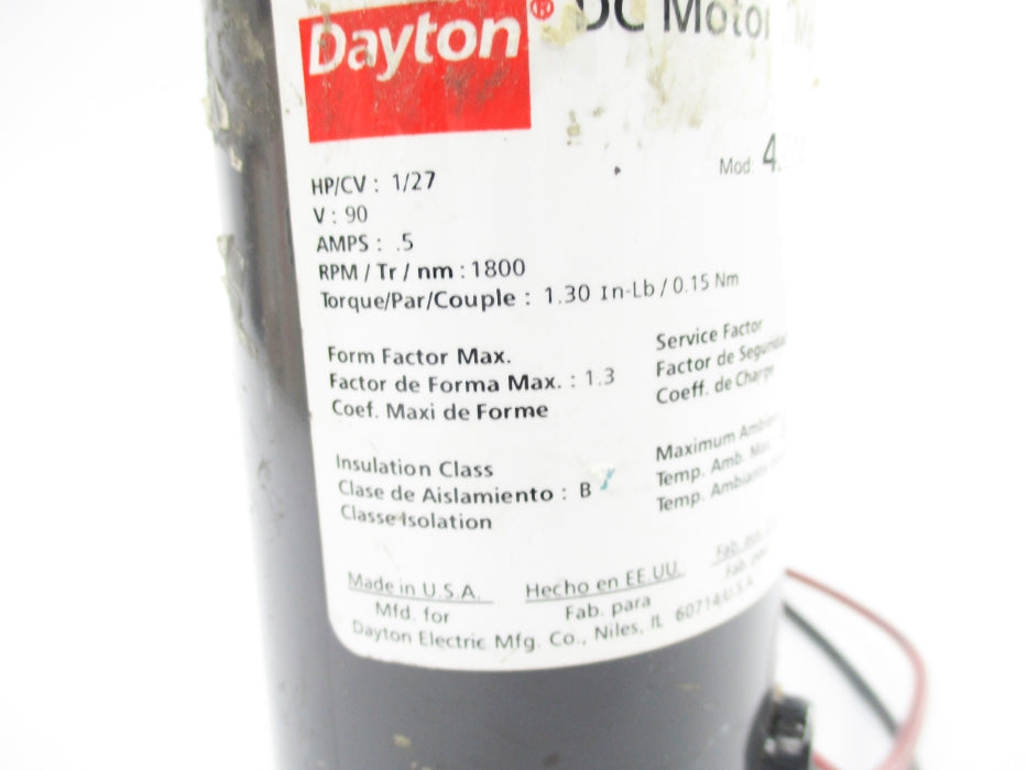 DAYTON 4Z142 UNMP