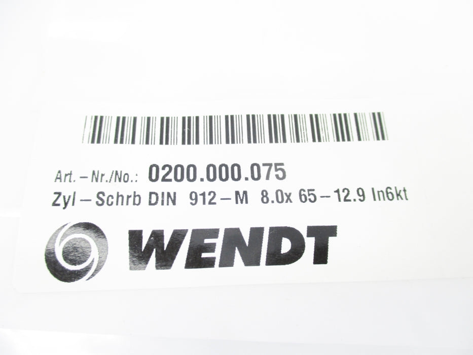 WENDT 0200.000.075 (PKG OF 2) NSMP