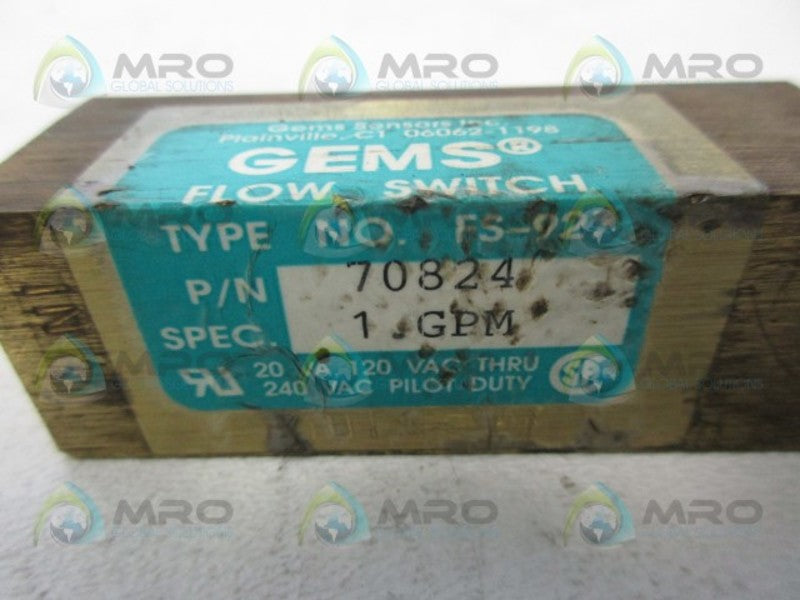 GEMS 70824 FLOW SWITCH UNMP