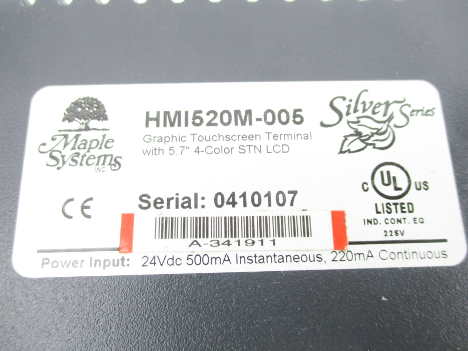 MAPLE SYSTEMS HMI520M-005 UNMP