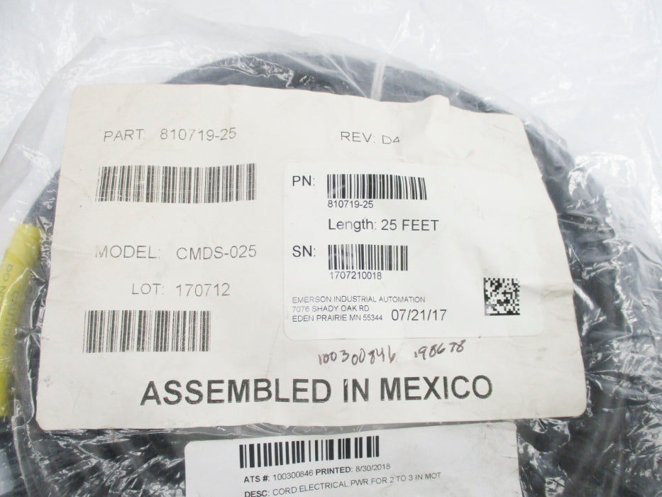 NIDEC CMDS-025 810719-25 NSMP