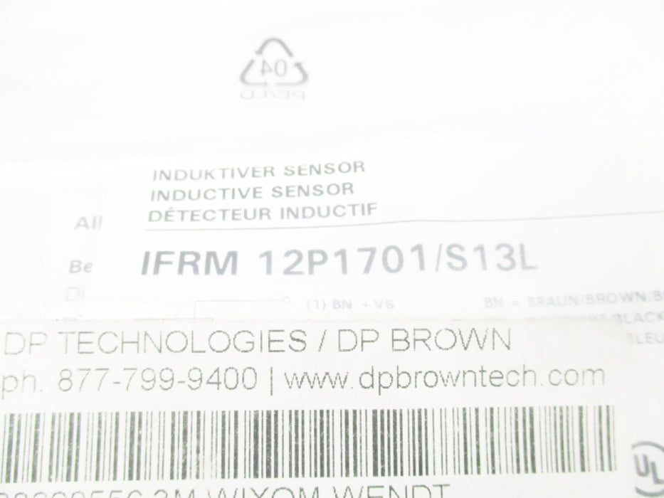 BAUMER ELECTRIC IFRM12P1701/S13L 10-30VDC NSMP