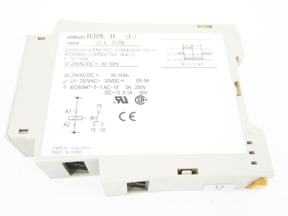 OMRON H3DE-H(L) 24VAC/DC 5A 1S-120S NSMP