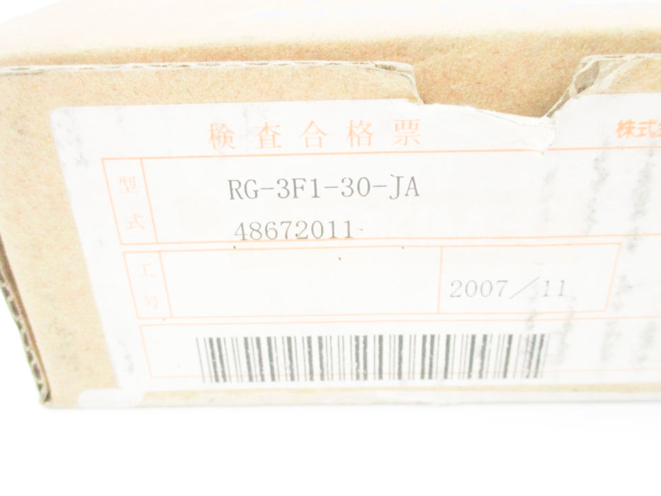 TOKIMEC RG-3F1-30-JA NSMP