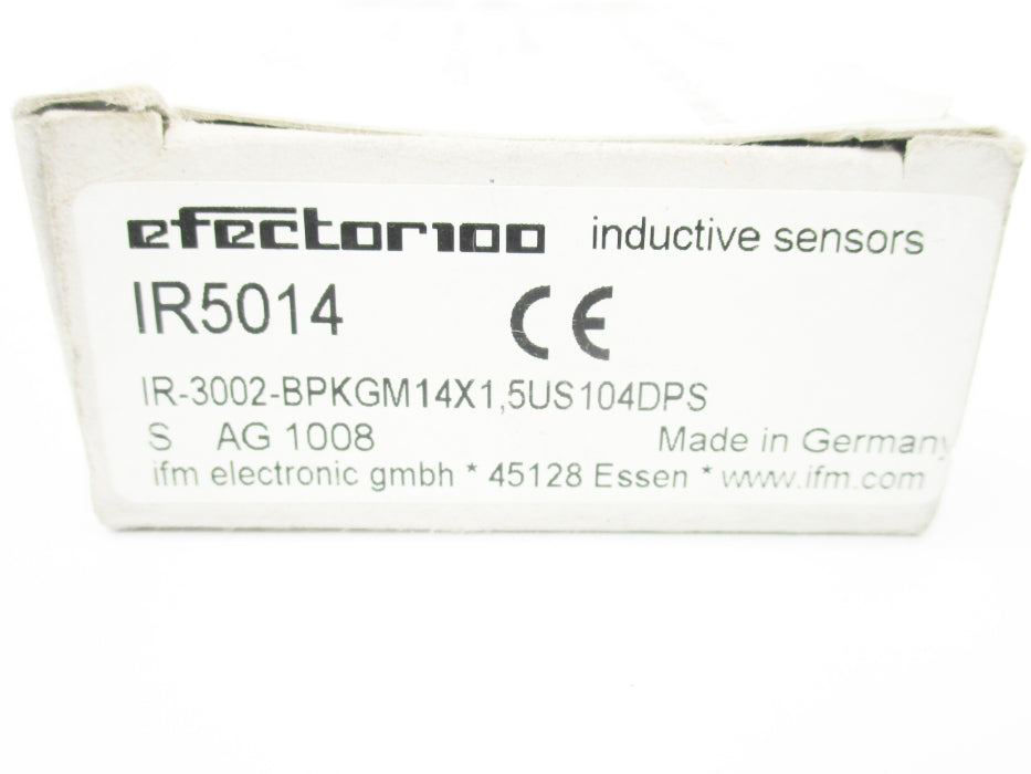 IFM EFECTOR IR5014 IR-3002-BPKGM14X1,5US104DPS NSMP