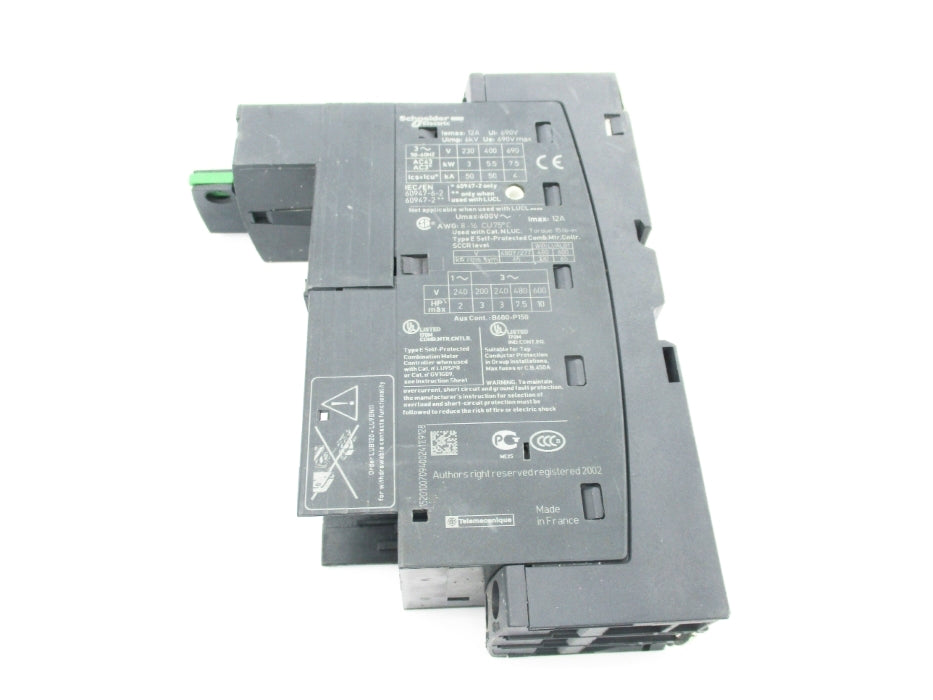 SCHNEIDER ELECTRIC LUB12 12A 690V (GREEN) UNMP