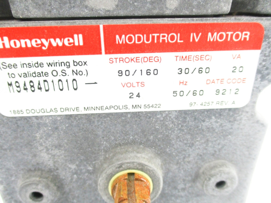 HONEYWELL M9484D1010 UNMP