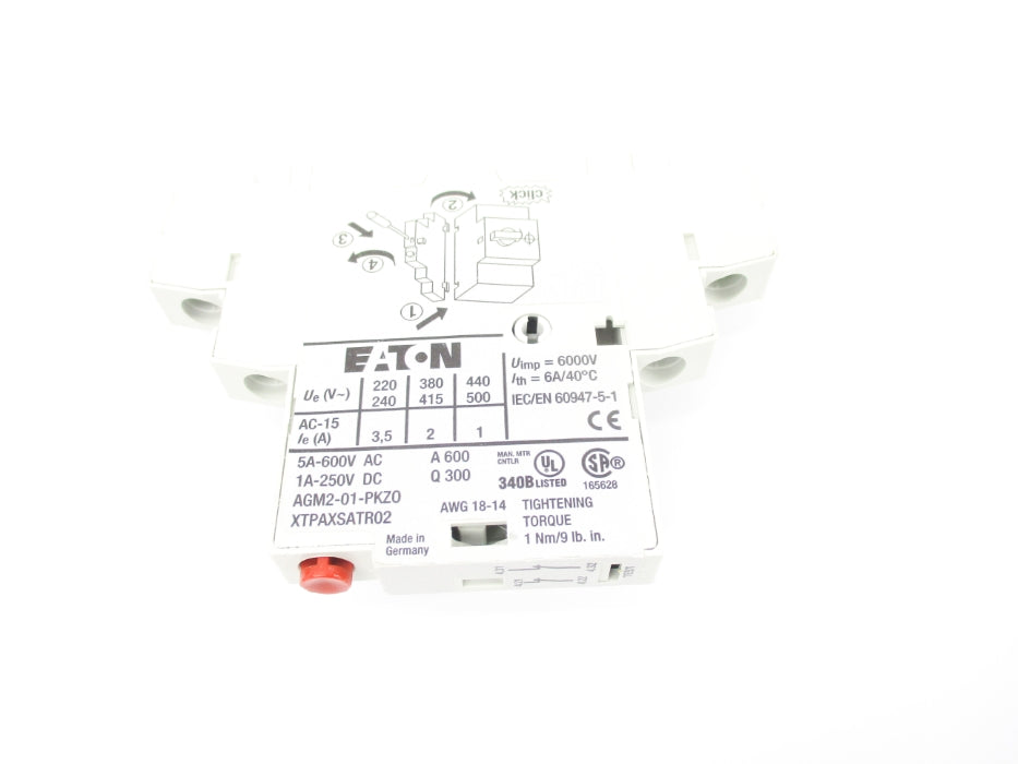 EATON AGM2-01-PKZ0 XTPAXSATR02 NSMP