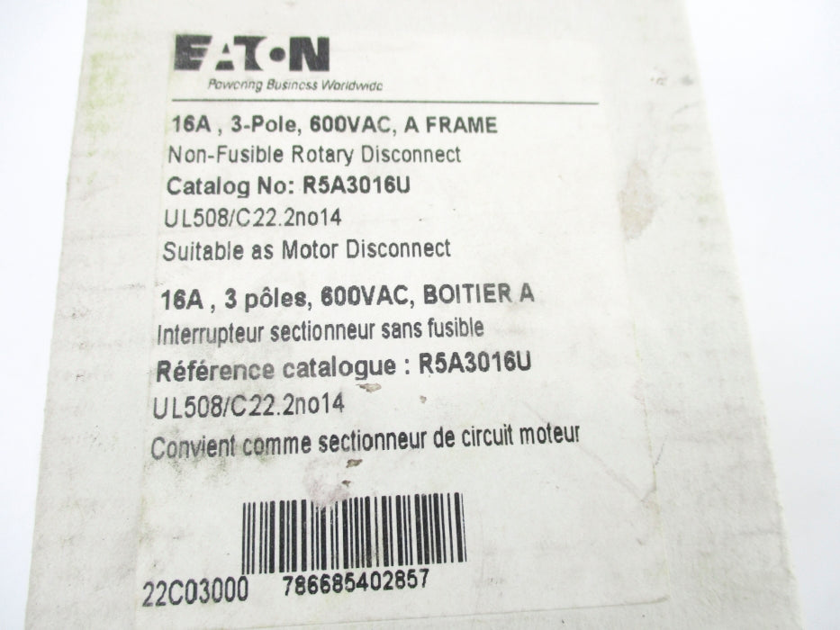 EATON R5A3016U NSMP