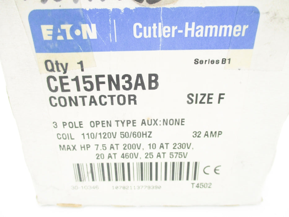 EATON CE15FN3AB SER. B1 110-120V NSMP