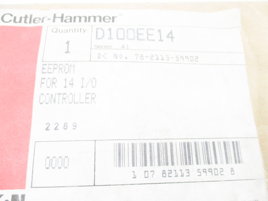 CUTLER HAMMER D100EE14 SER. A1 NSMP
