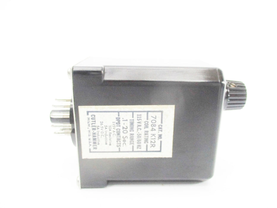 CUTLER HAMMER 7084K12R 115VAC 10A 1-20S NSMP