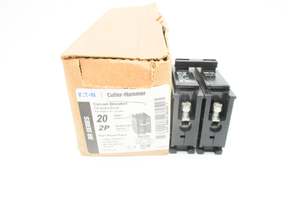CUTLER HAMMER BR220 68C9521G52 120/240V 20A (PKG OF 5) NSMP