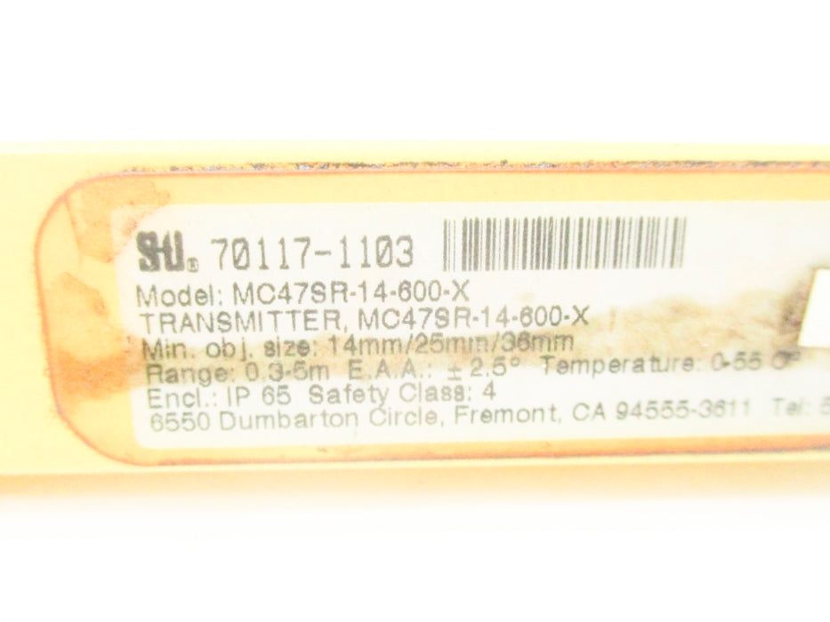 STI 70117-1103 MC47SR-14-600-X UNMP