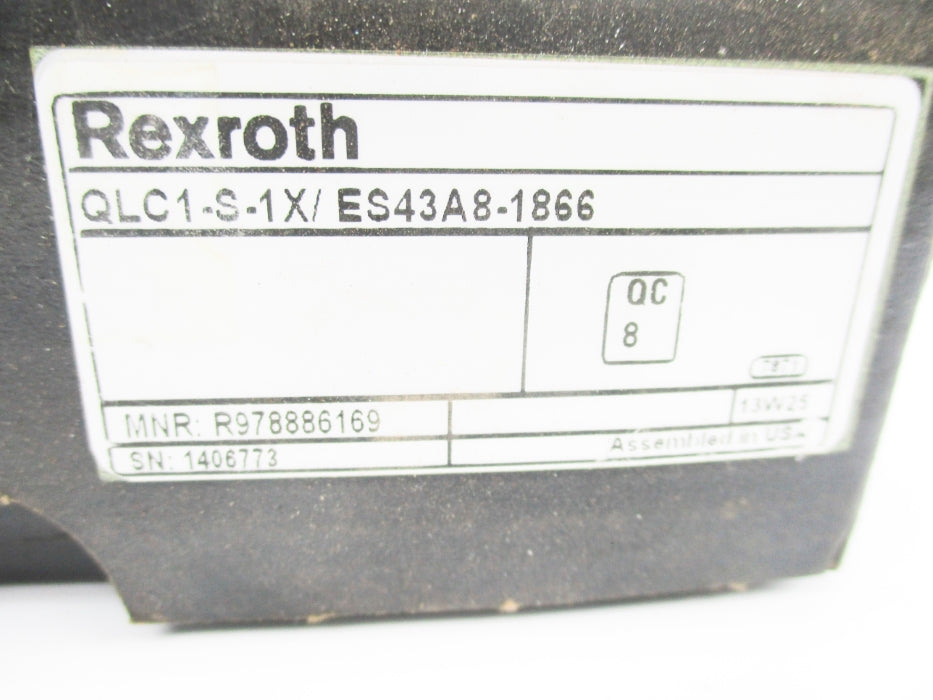 REXROTH QLC1-S-1X/ES43A8-1866 R978886169 NSMP