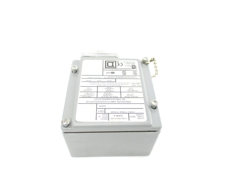 SQUARE D 9012GAW6 SER. C 5-250PSIG NSMP