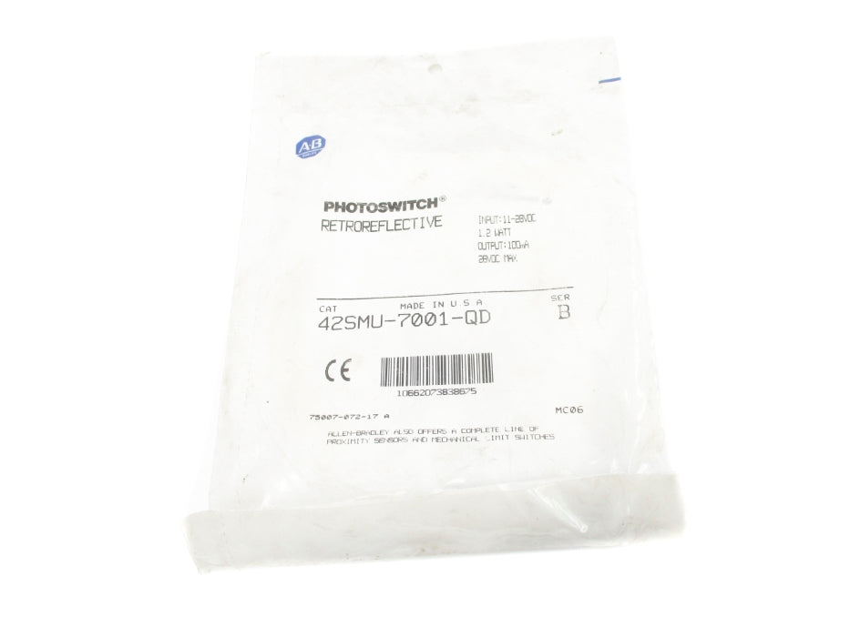 ALLEN BRADLEY 42SMU-7001-QD SER. B NSMP