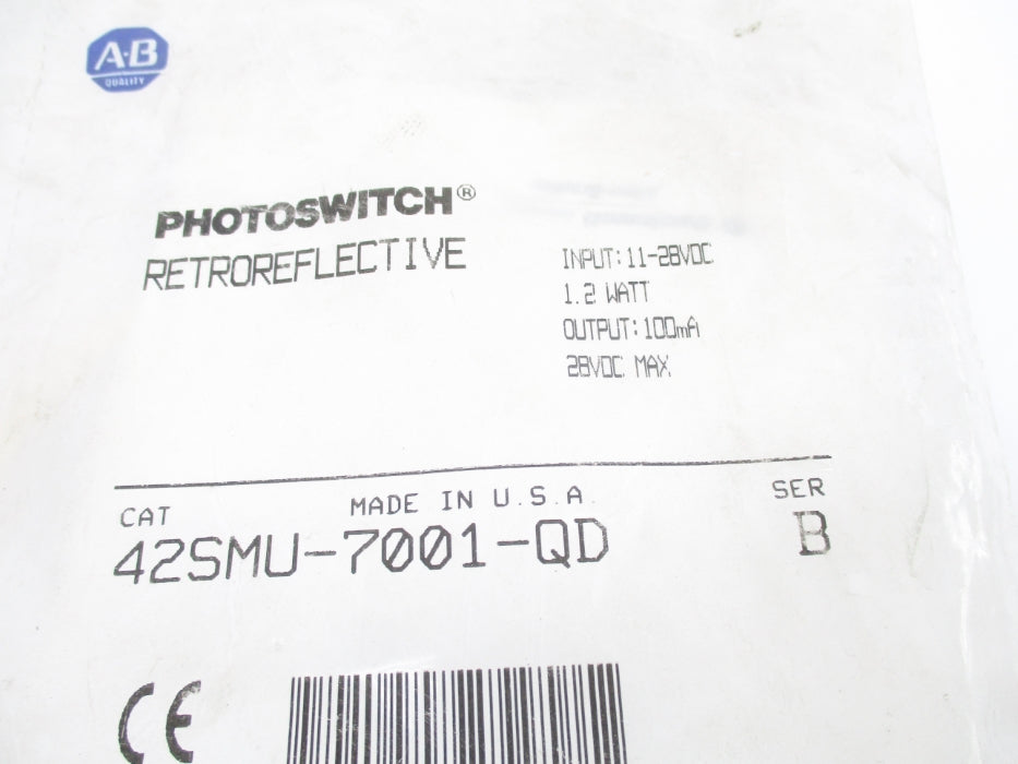 ALLEN BRADLEY 42SMU-7001-QD SER. B NSMP