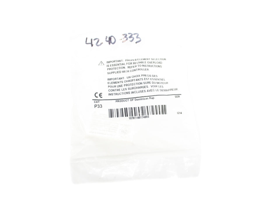 ALLEN BRADLEY P33 NSMP