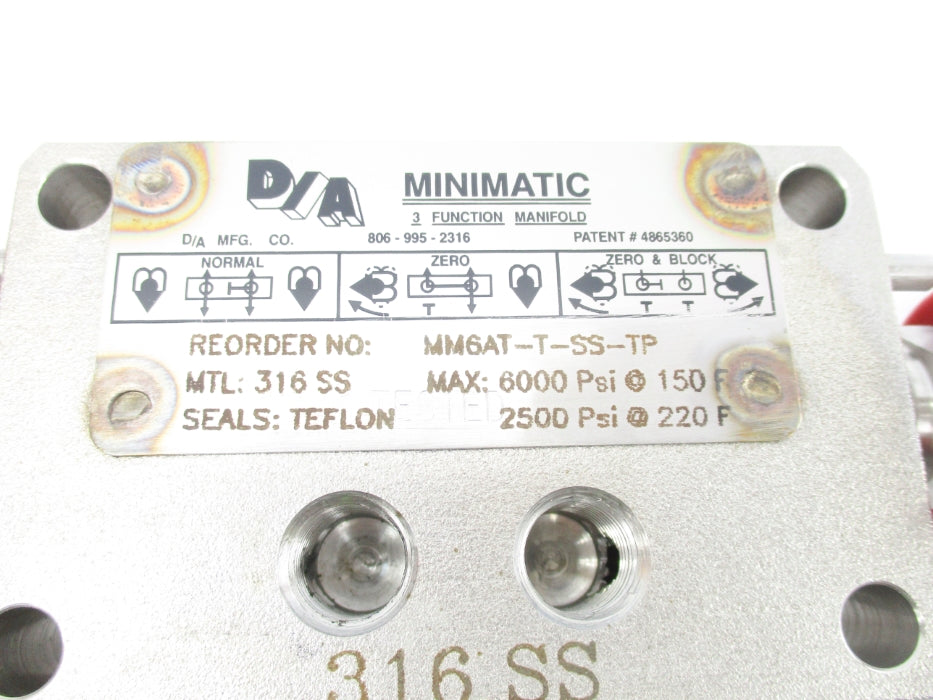 D/A MM6AT-T-SS-TP NSNP