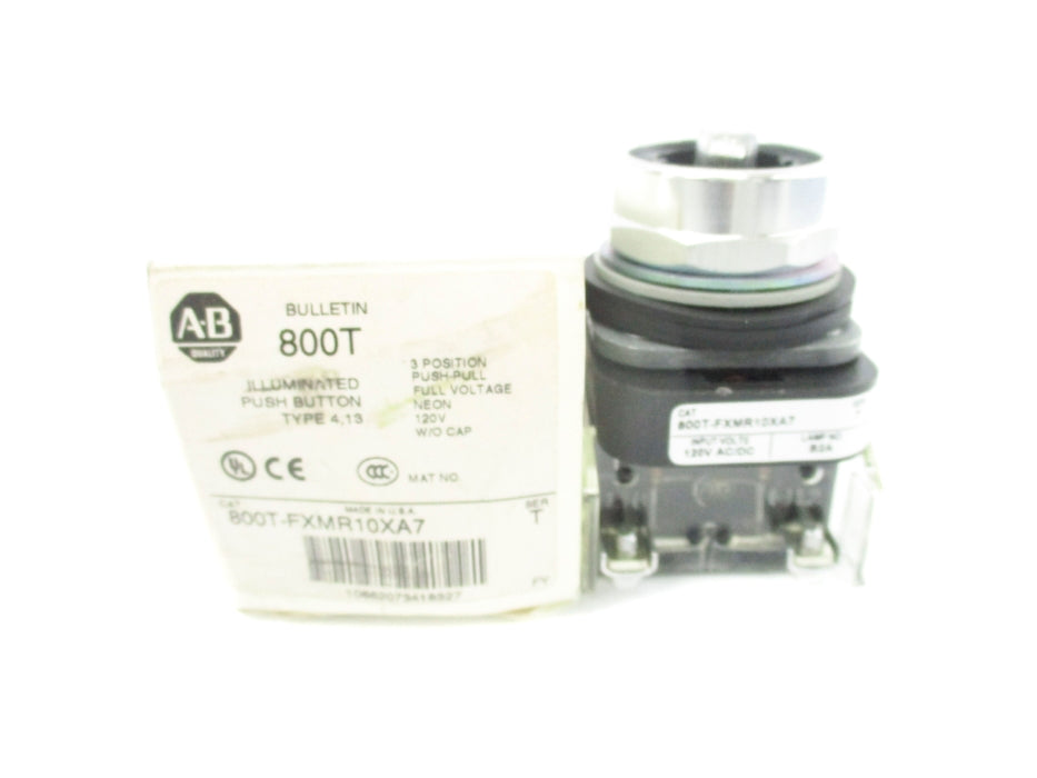 ALLEN BRADLEY 800T-FXMR10XA7 SER. T (WH) NSMP