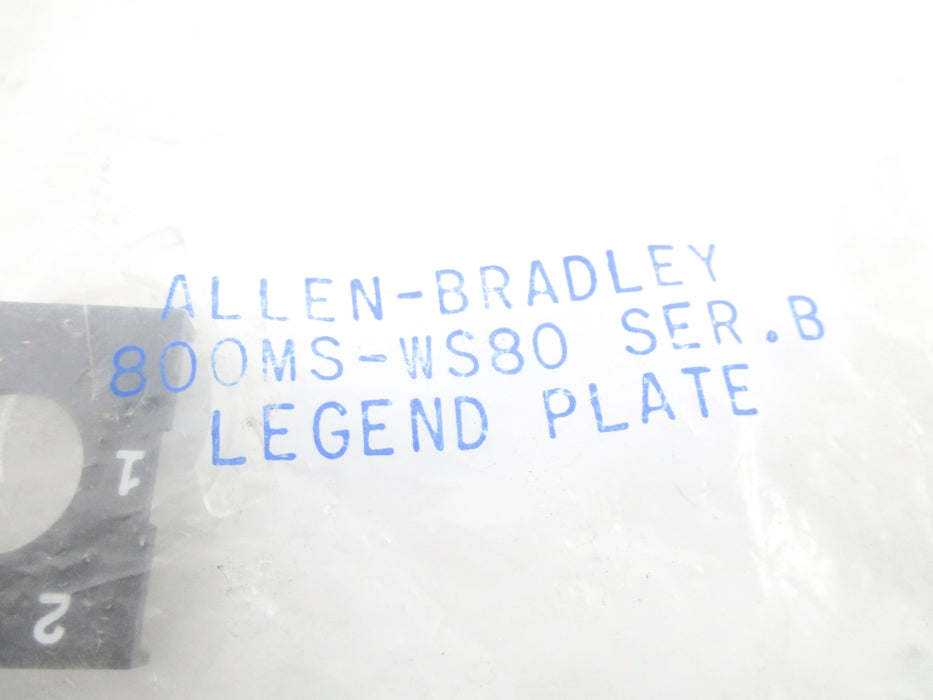 INDUSTRIAL SPARE PART 800MS-WS80 SER. B NSMP