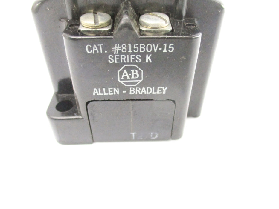 INDUSTRIAL SPARE PART 815BOV-15 SER. K UNMP