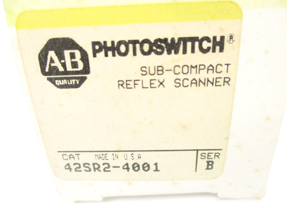 INDUSTRIAL SPARE PART 42SR2-4001 SER. B (BK/YL) NSMP