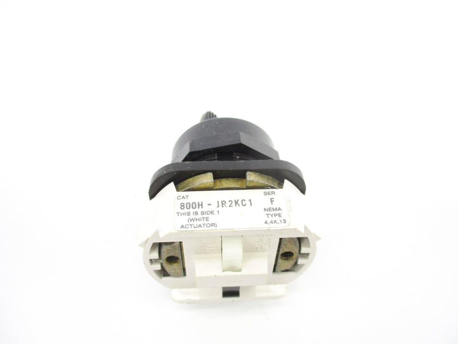 ALLEN BRADLEY 800H-JR2KC1 SER. F (BK/YL) NSMP