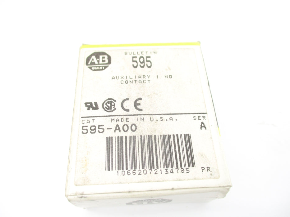 ALLEN BRADLEY 595-A00 SER. A (BK/YL) NSMP