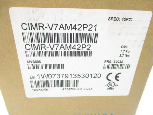 YASKAWA CIMR-V7AM42P21 NSMP