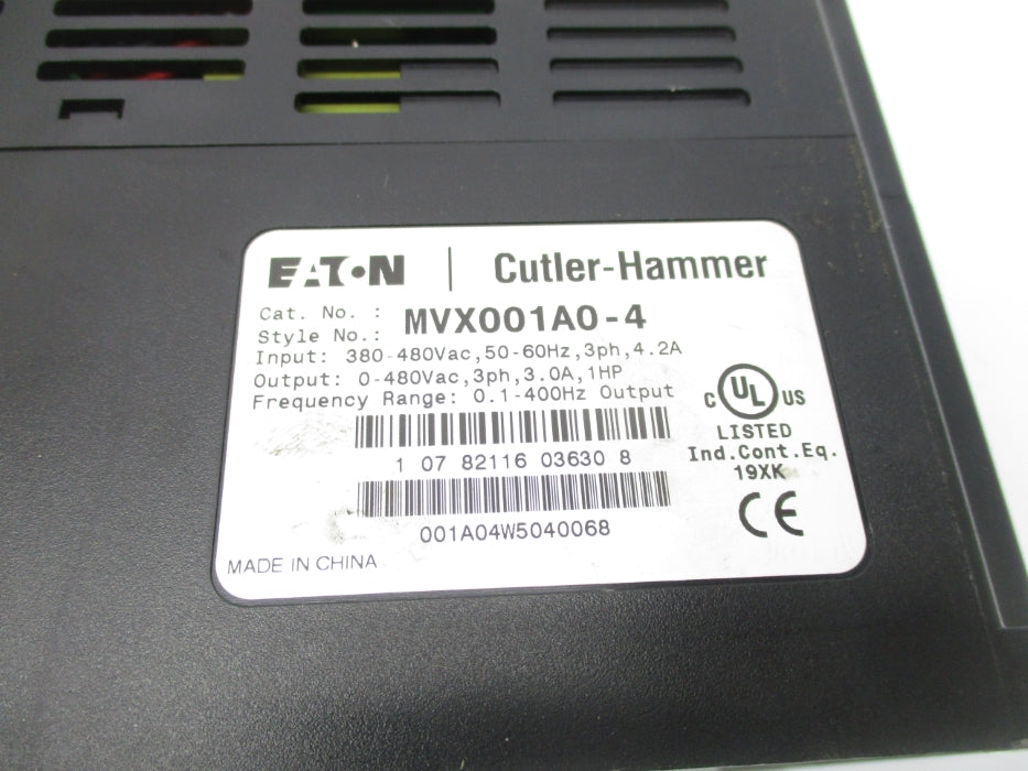EATON MVX001A0-4 NSNP