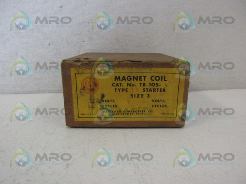 THE CLARK CONTROLLER TB105-3 MAGNET COIL *NEW IN BOX*