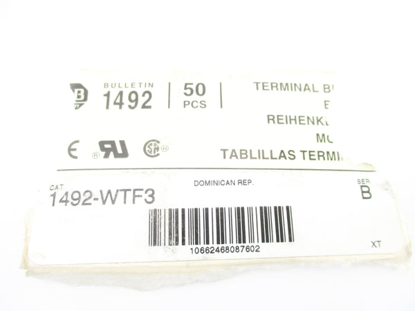 ALLEN BRADLEY 1492-WTF3 SER. B NSNP