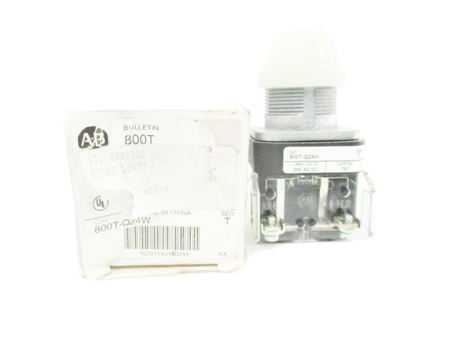 ALLEN BRADLEY 800T-Q24W SER. T 24VAC/DC (WH) NSMP